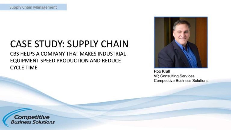 Case Study: How Effectively Managing Your Supply Chain Can Make All The Difference