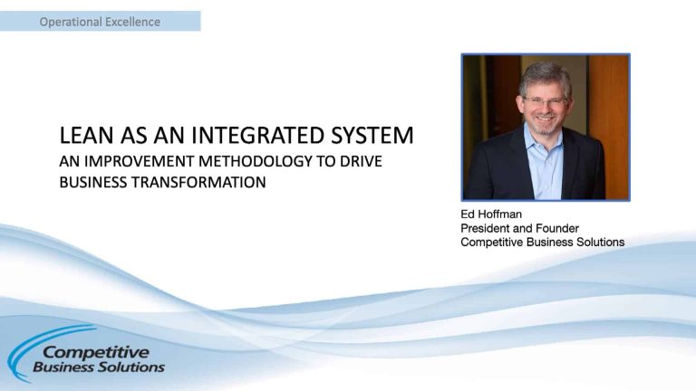Lean as an Integrated System