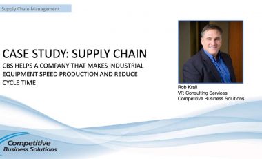 Case Study managing your supply chain