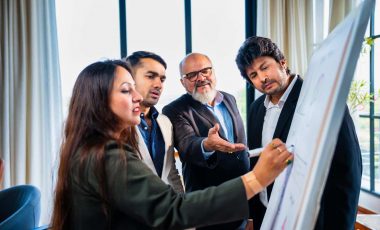 indian-asian-corporate-team-discussing-a-strategy