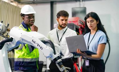 robotic-arm-engineer-check-on-equipmen