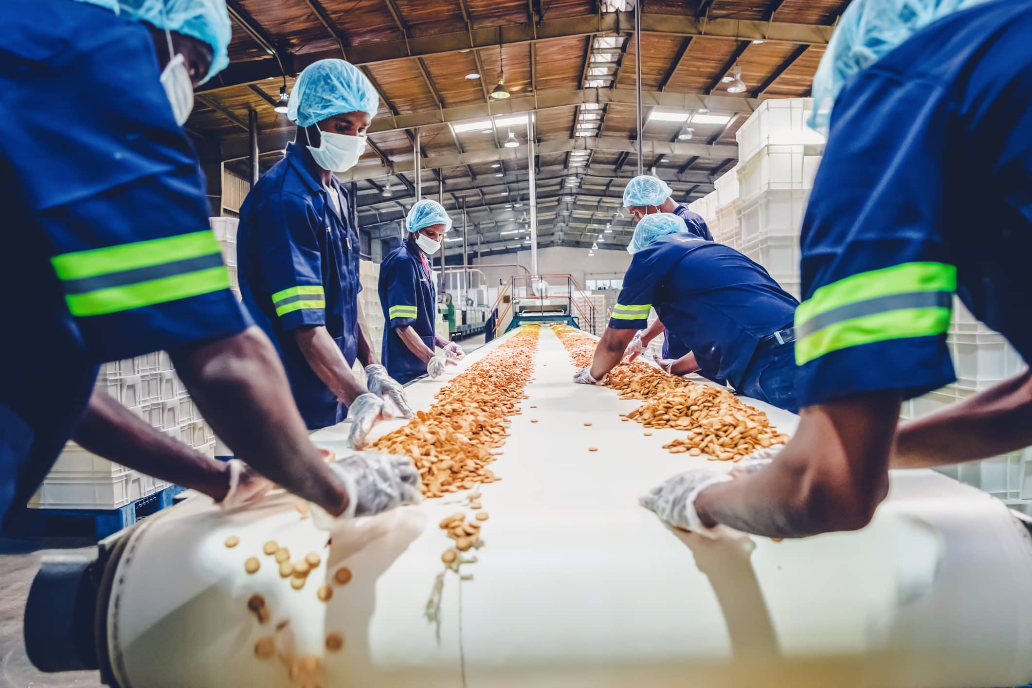 production team working through new process as a result of CBS assisted supply chain management consulting.